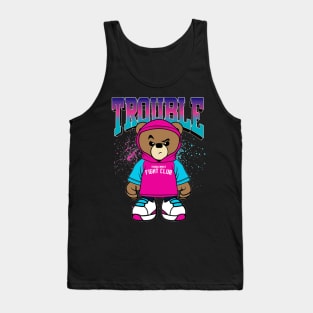 teddy bear fight club Tank Top